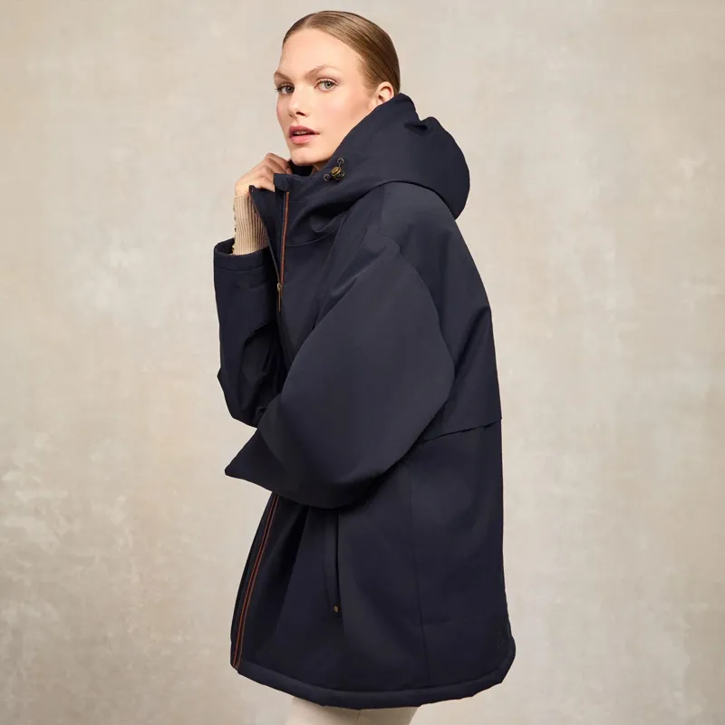 Holland Cooper One Size Waterproof Womens Jacket - Ink Navy-3