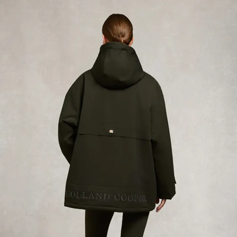 Holland Cooper One Size Waterproof Womens Jacket - Khaki-3