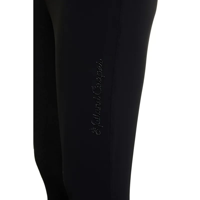 Holland Cooper Premium High Rise Full Grip Womens Breeches - Black-6