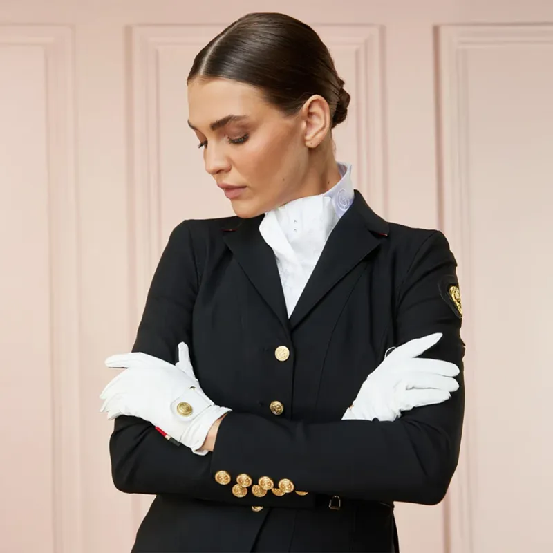 Holland Cooper Riding Gloves - White-1