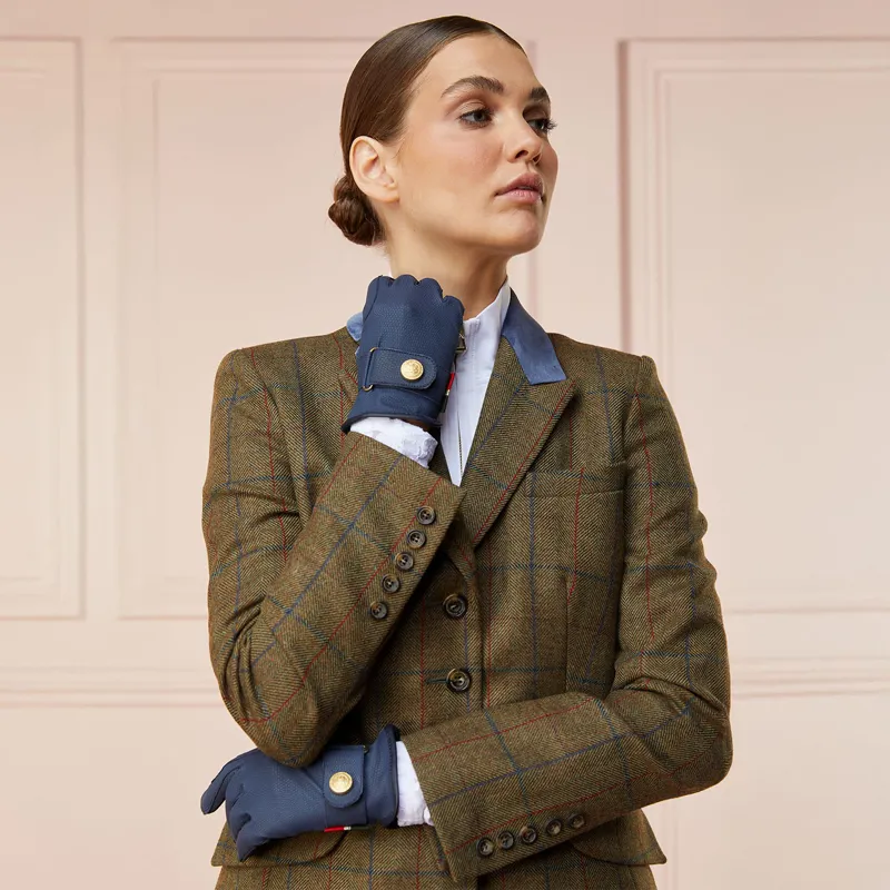 Holland Cooper Riding Gloves - Navy-3