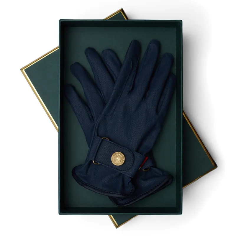 Holland Cooper Riding Gloves - Navy-2