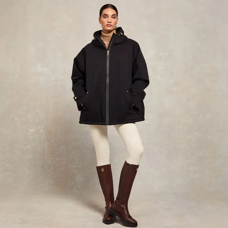 Holland Cooper One Size Waterproof Womens Jacket - Black-2