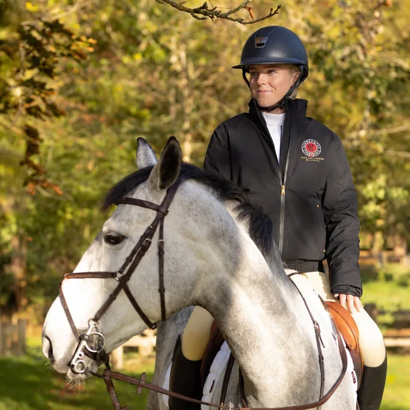Holland Cooper Chiltern Team Womens Waterproof Jacket - Black-1