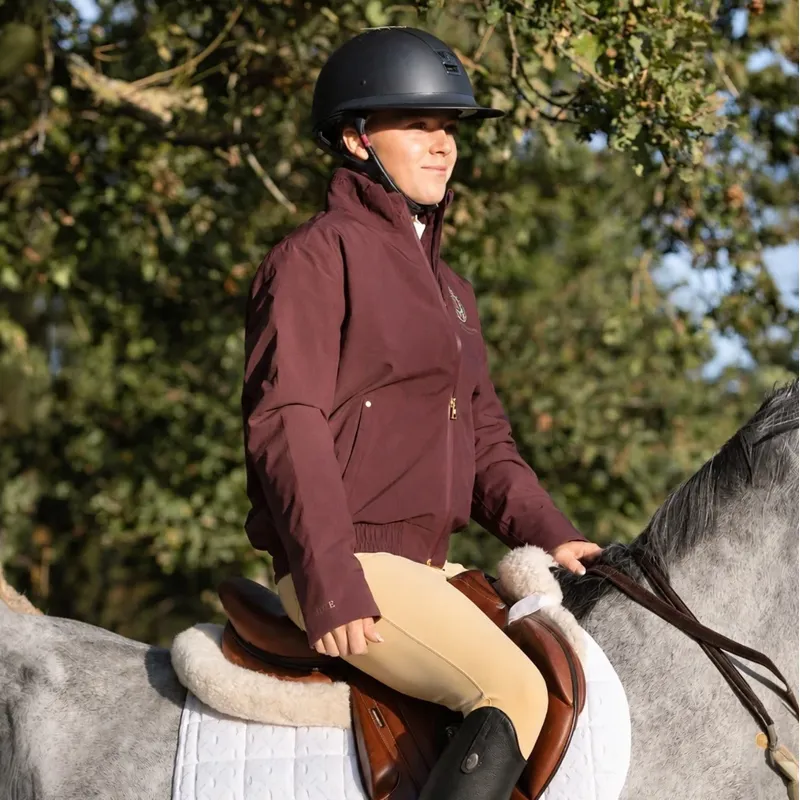 Holland Cooper Chiltern Team Womens Waterproof Jacket - Mulberry-1