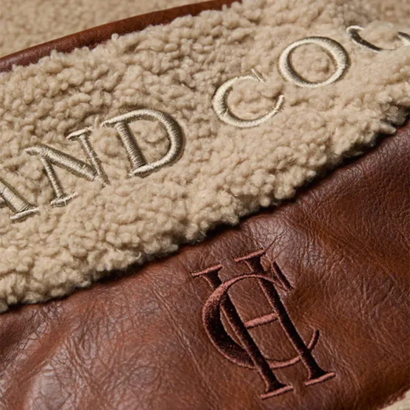 Holland Cooper Country Womens Full Zip Fleece Jumper - Natural Borg-7