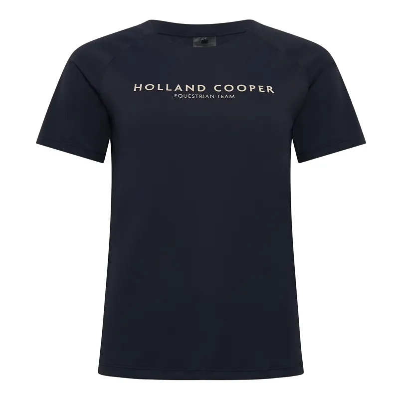 Holland Cooper Chiltern Womens Crew Neck T-Shirt - Ink Blue-3
