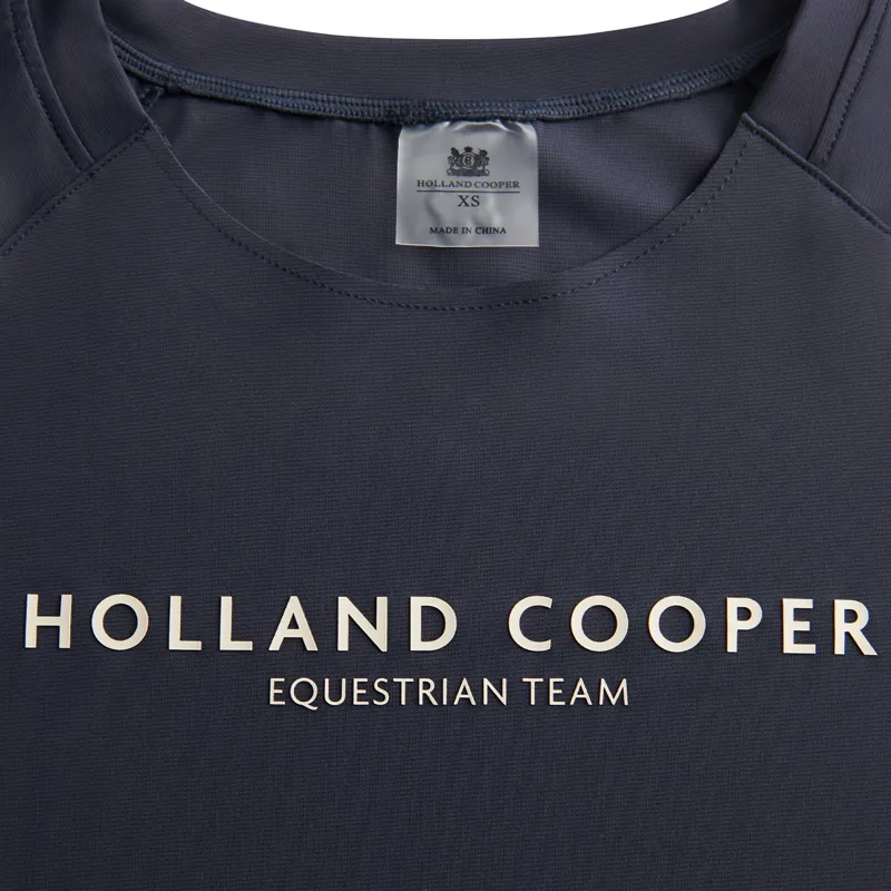 Holland Cooper Chiltern Womens Crew Neck T-Shirt - Ink Blue-4