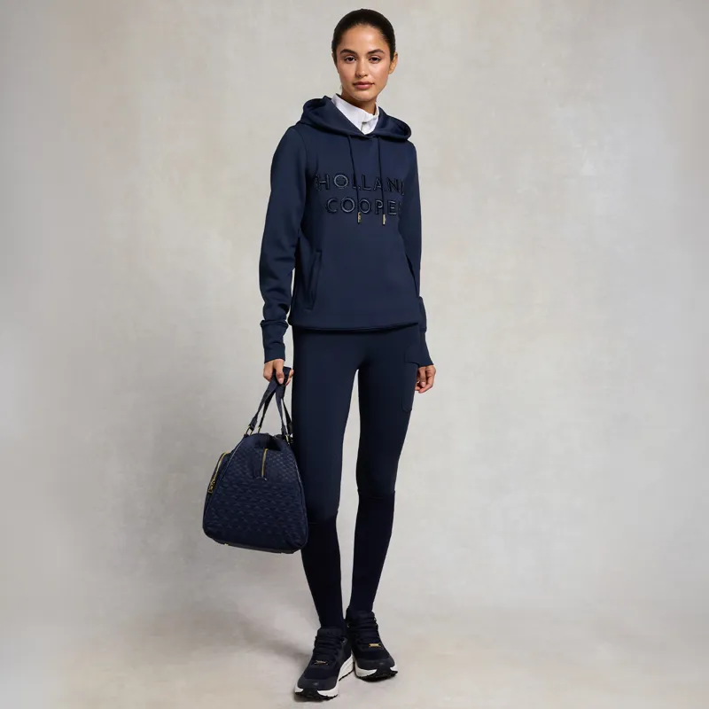 Holland Cooper Crystal Womens Hoodie - Ink Navy-5