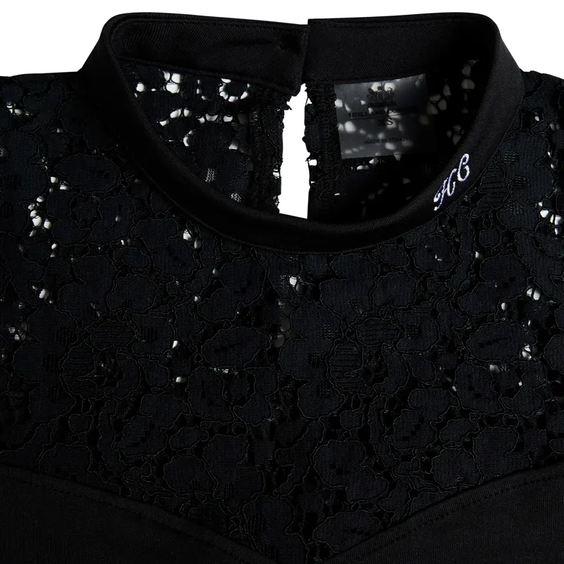 Holland Cooper Womens Lace Tee - Black-3