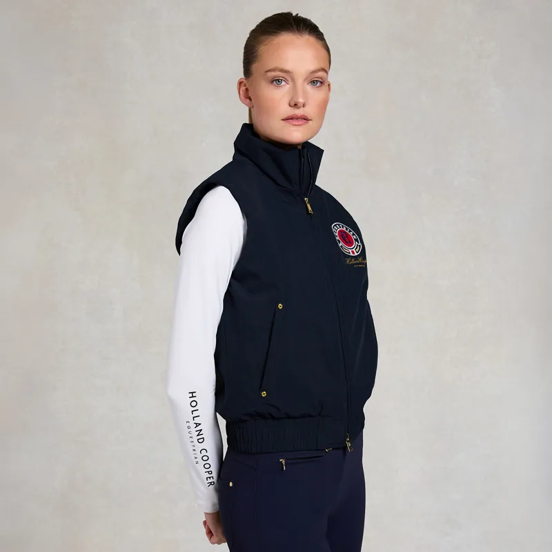 Holland Cooper Chiltern Team Womens Gilet - Ink Navy-4