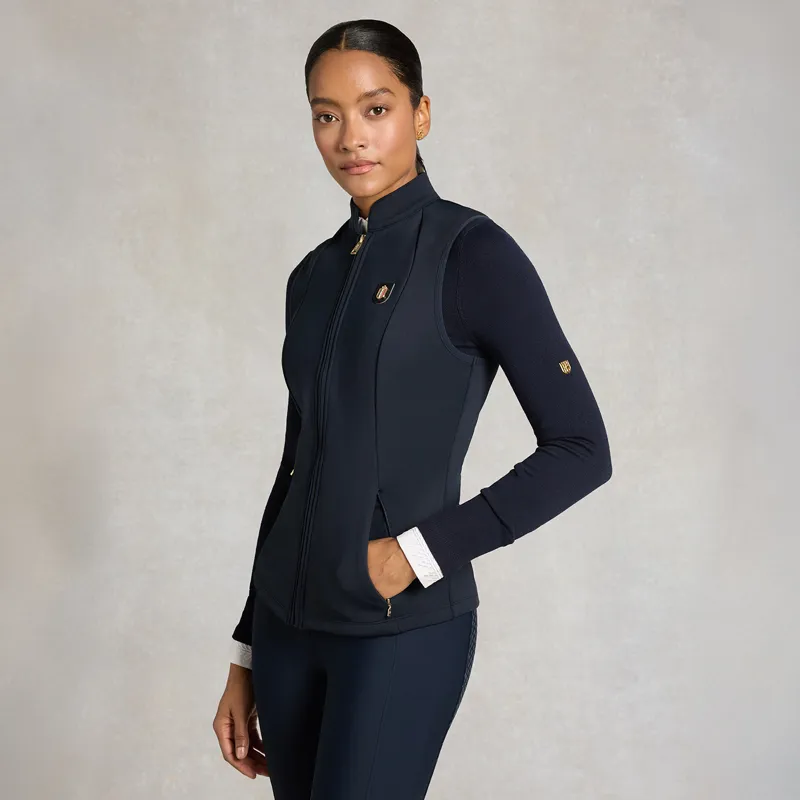 Holland Cooper Womens Training Gilet - Ink Navy-1