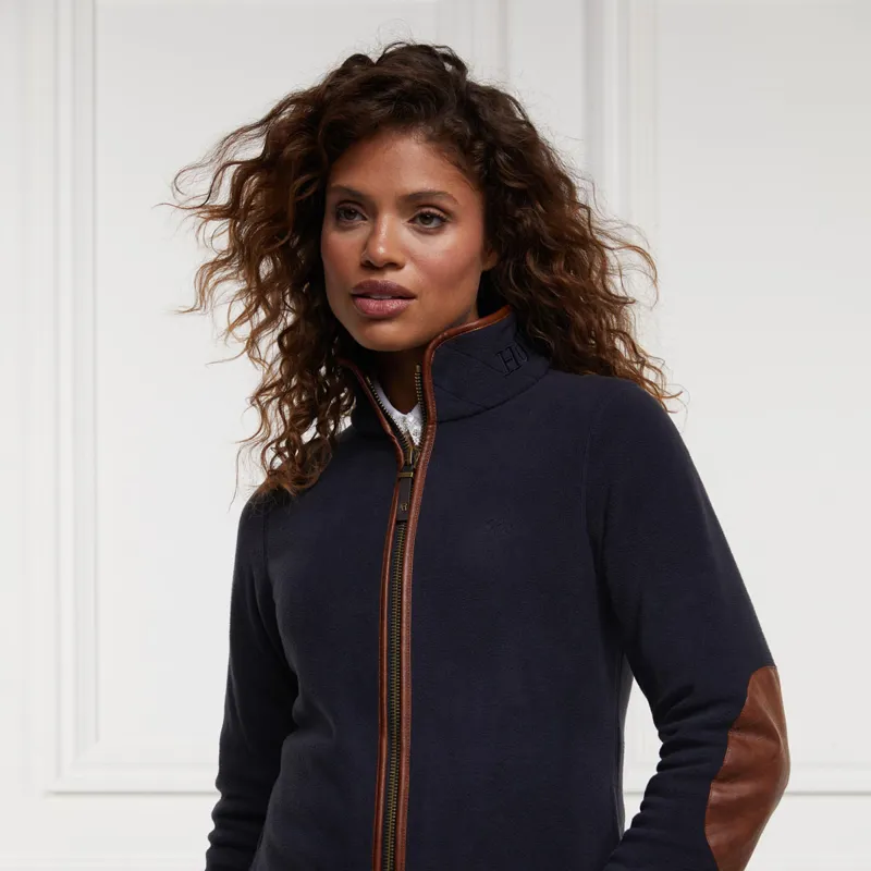 Holland Cooper Country Fleece Ladies Jacket - Ink Navy-1