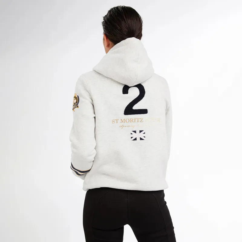 Holland Cooper HC Heritage Ladies Hoodie - Ice Grey-1