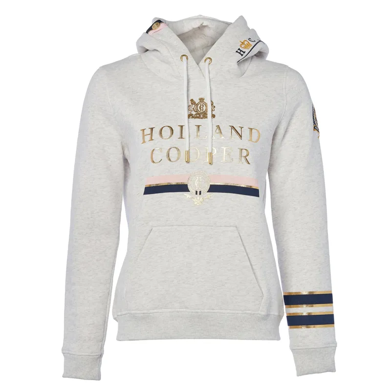 Holland Cooper HC Heritage Ladies Hoodie - Ice Grey-2