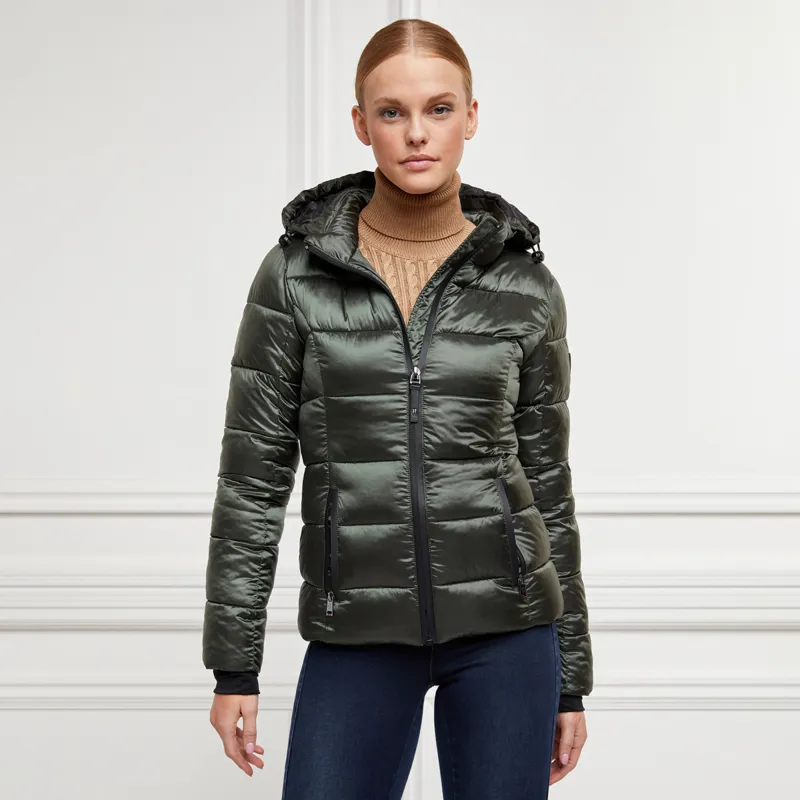 Holland Cooper Sherbourne Ladies Puffer Jacket Khaki