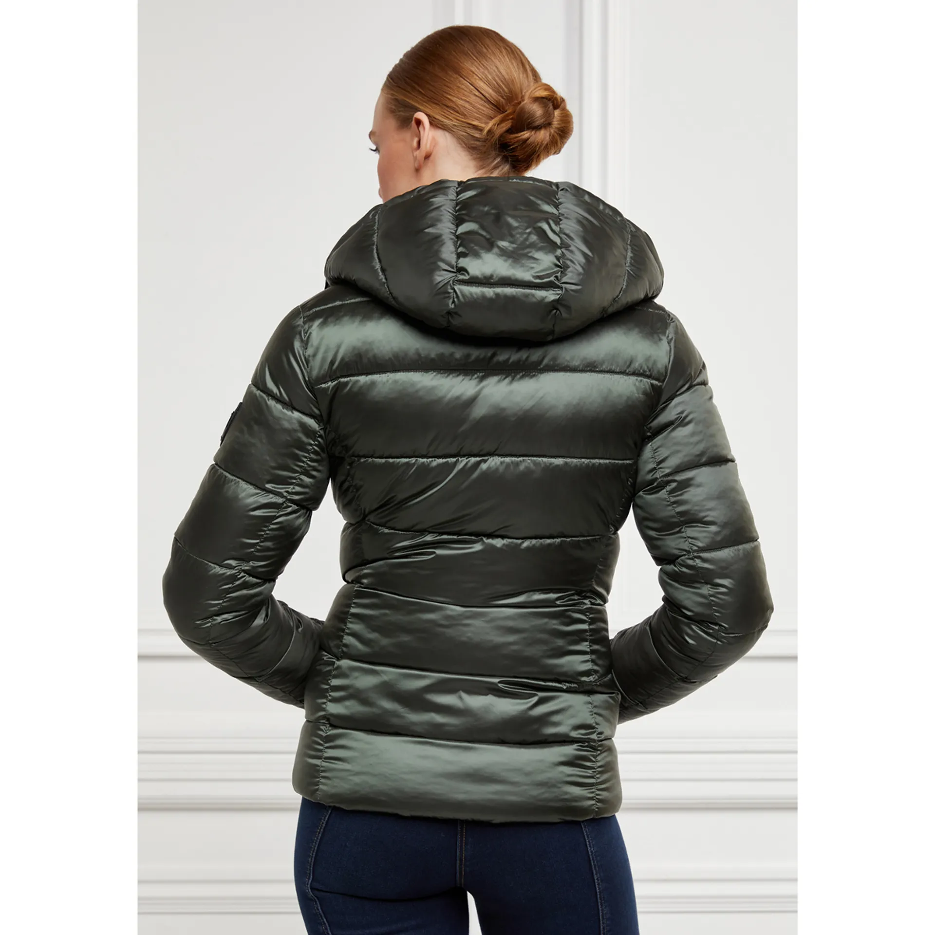 Holland Cooper Sherbourne Ladies Puffer Jacket Khaki