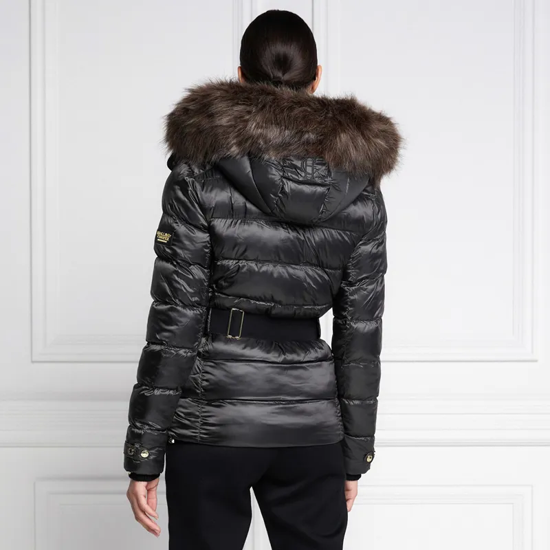 Holland Cooper Aspen Ladies Padded Jacket Khaki Grey