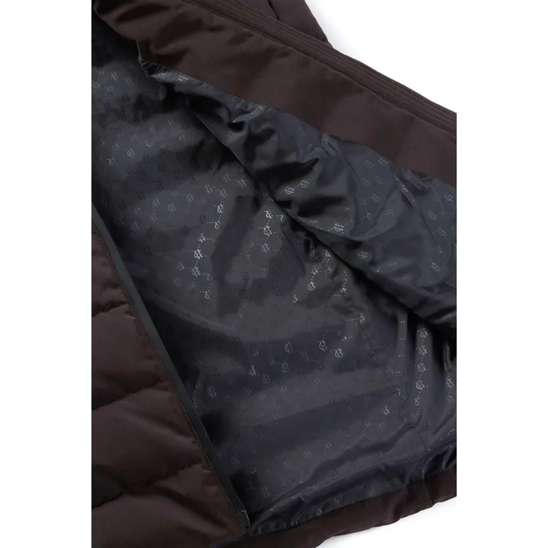 Holland Cooper Finsworth Ladies Longline Quilted Jacket - Chocolate-8