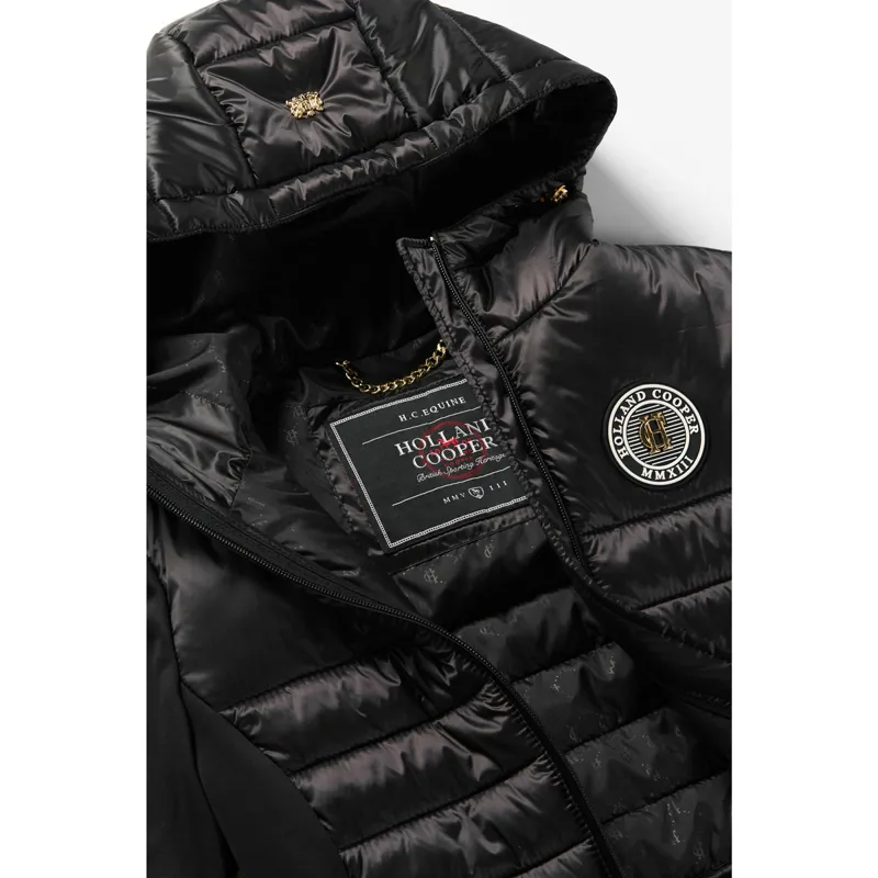 Holland Cooper Hybrid Shell Ladies Jacket - Black-4
