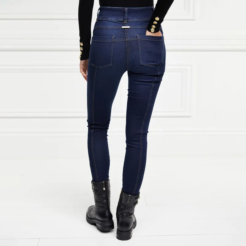 Holland Cooper Thermal Womens Jodhpur Jeans - Dark Indigo-1