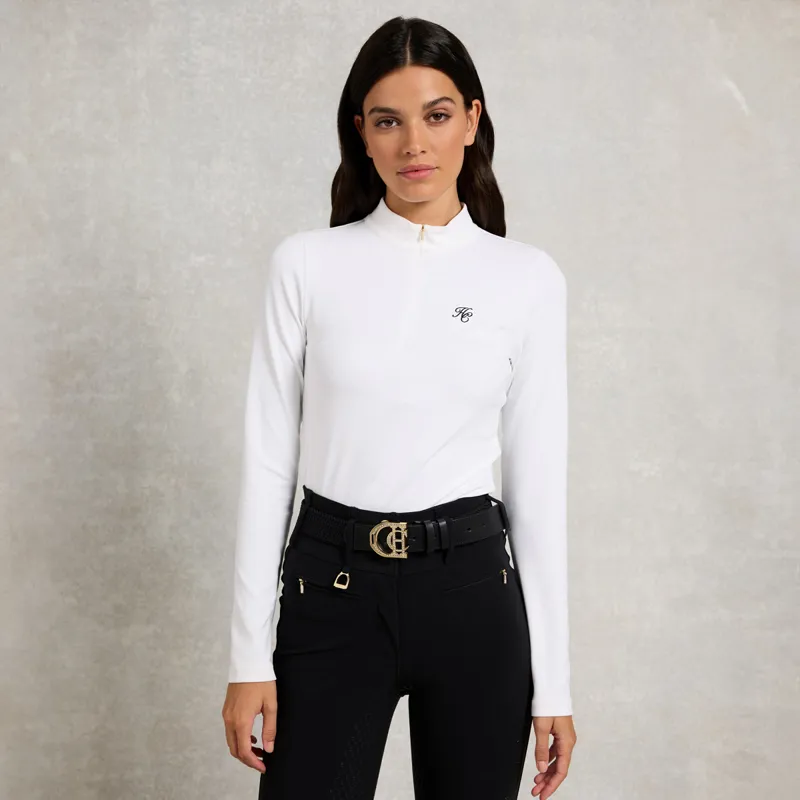 Holland Cooper Stirrup Heritage Belt - Black Crystal-2