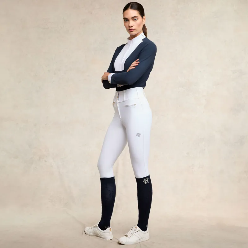 Holland Cooper Gatcombe Ladies Show Shirt - Ink Navy-2