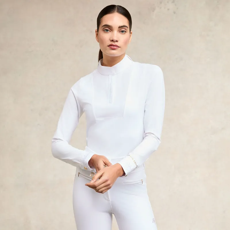 Holland Cooper Gatcombe Ladies Show Shirt - White