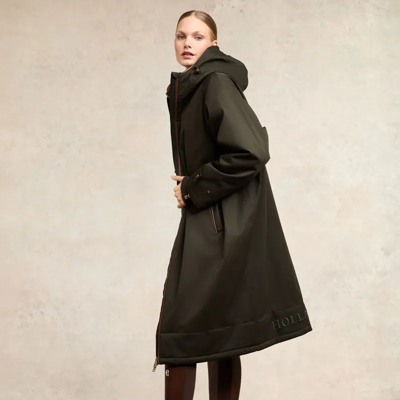 Holland Cooper One Size Waterproof Ladies Country Coat - Khaki-2