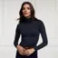Holland Cooper Essential Roll Neck Ladies Top - Ink Navy