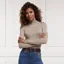 Holland Cooper Essential Roll Neck Ladies Top - Oatmeal