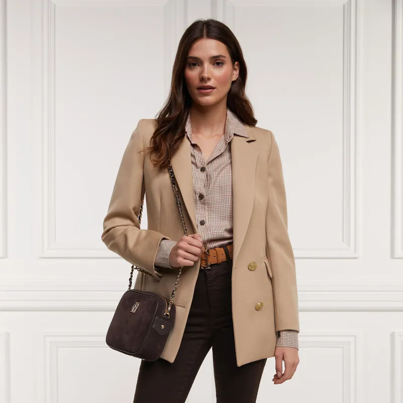 Holland Cooper Heritage Ladies Shirt - Oatmeal Check-2