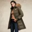Holland Cooper Team Padded Ladies Coat - Khaki