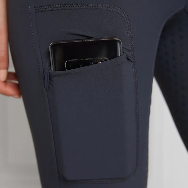 Holland Cooper Ascot Full Grip Ladies Breeches - Charcoal-2