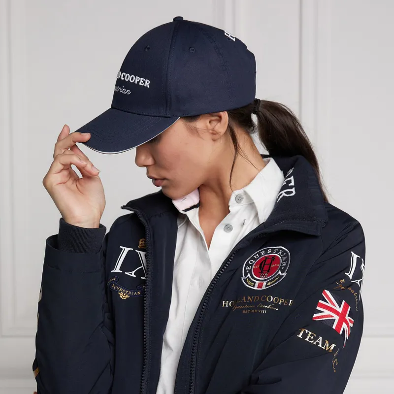 Holland Cooper HC Equestrian Cap - Ink Navy-1
