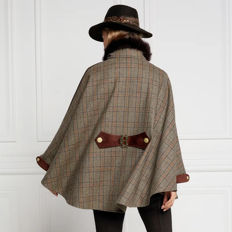 Holland Cooper Chiltern Cape - Bourbon Check-2