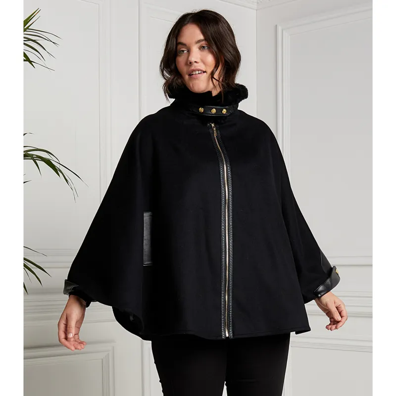 Holland Cooper Chiltern Cape - Soft Black-1