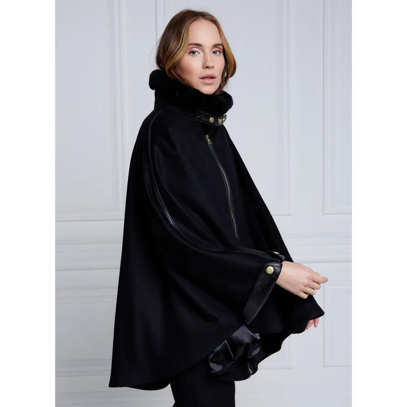 Holland Cooper Chiltern Cape - Soft Black-2