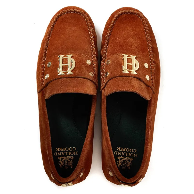 Holland Cooper Driving Loafers - Tan-2