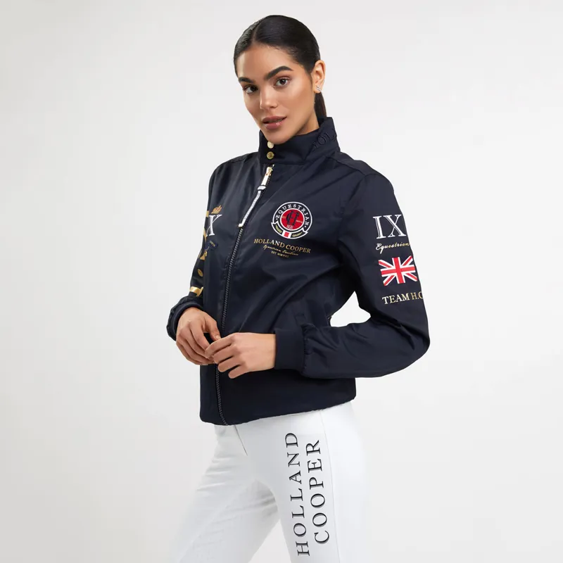 Holland Cooper Equi Harrington Team Unisex Jacket - Ink Navy-2