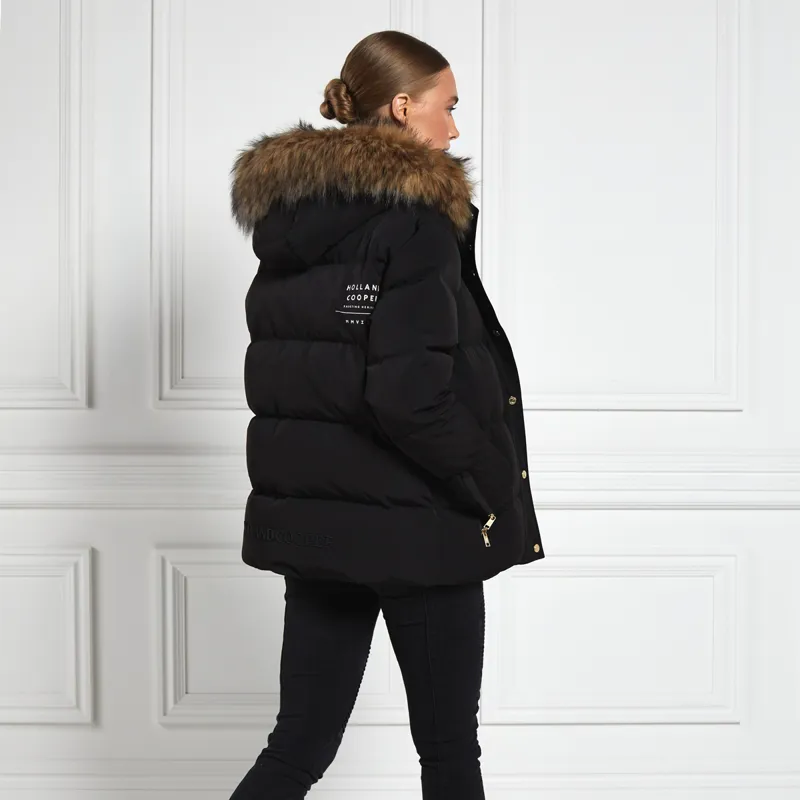 Holland Cooper Colorado Ladies Down Jacket - Black-1
