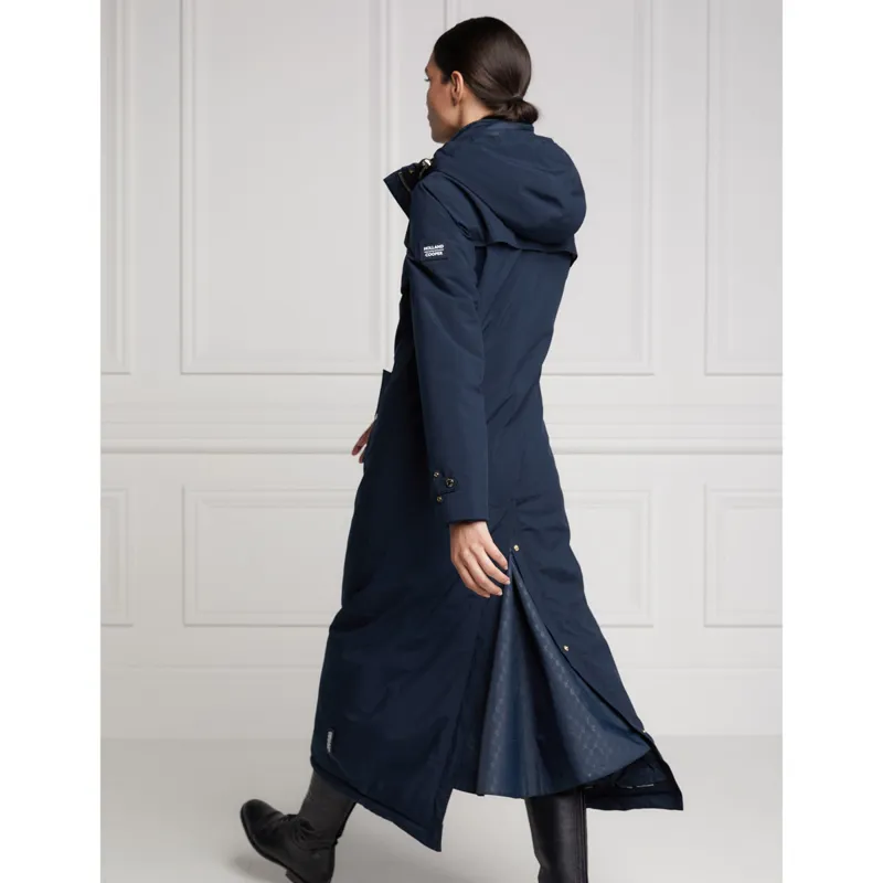 Holland Cooper Longline Waterproof Ladies Training Jacket - Ink Navy-1