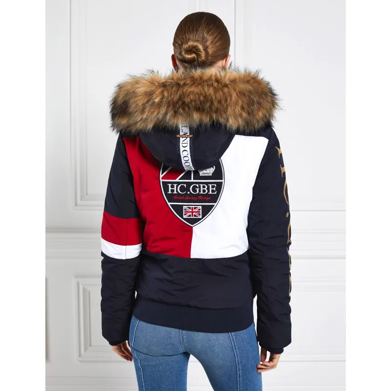 Holland Cooper Team Bomber Ladies Jacket - Ink Navy-3