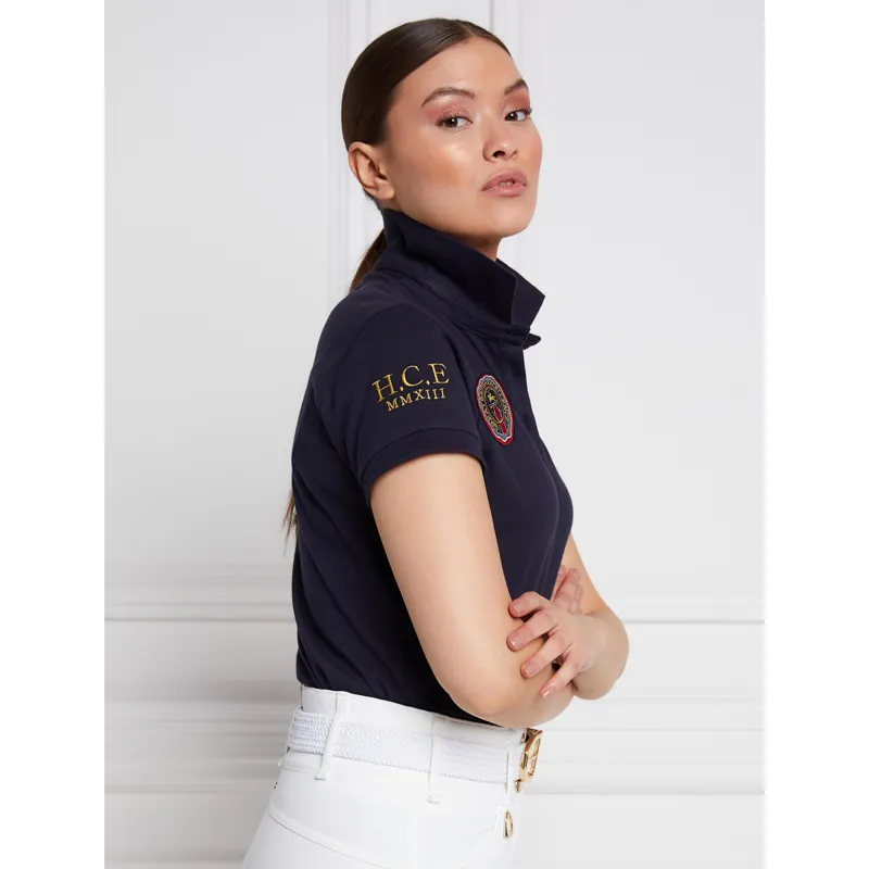 Holland Cooper Team Ladies Polo Shirt - Ink Navy-1