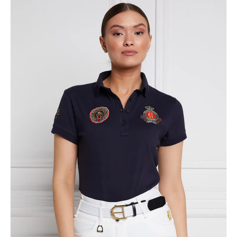 Holland Cooper Team Ladies Polo Shirt - Ink Navy-2