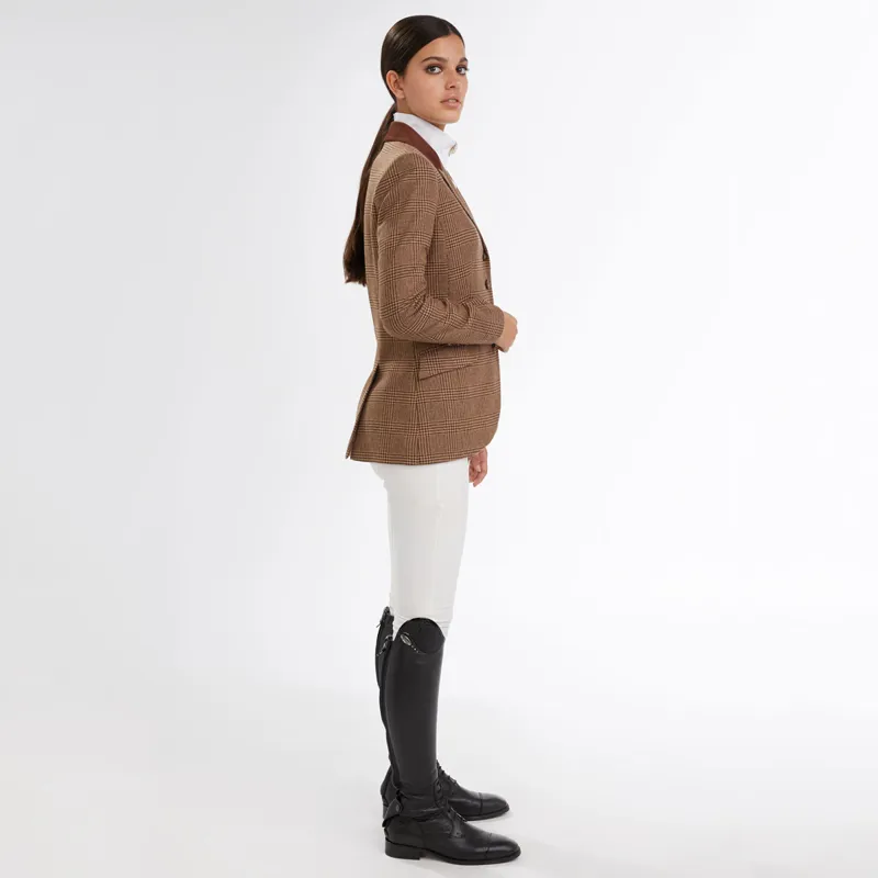 Holland Cooper Tweed Riding Jacket - Tawny-2