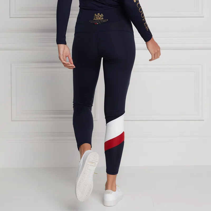 Holland Cooper Heritage Leggings Ladies Riding Tights - Ink Blue-1