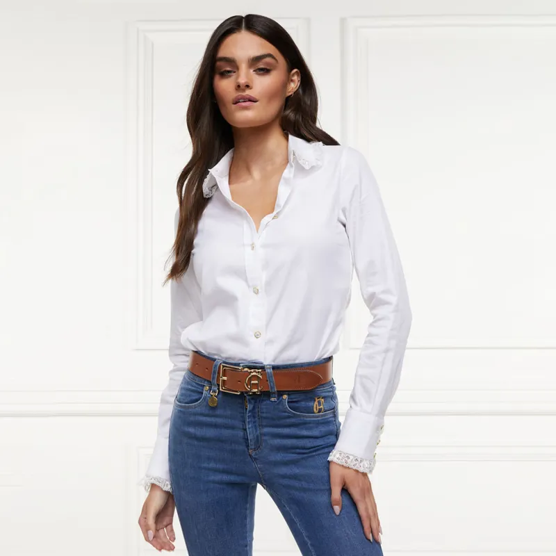 Holland Cooper Rose Ladies Shirt - White