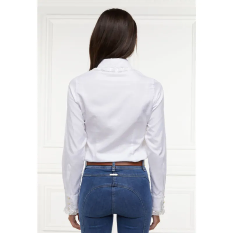 Holland Cooper Rose Ladies Shirt - White-3