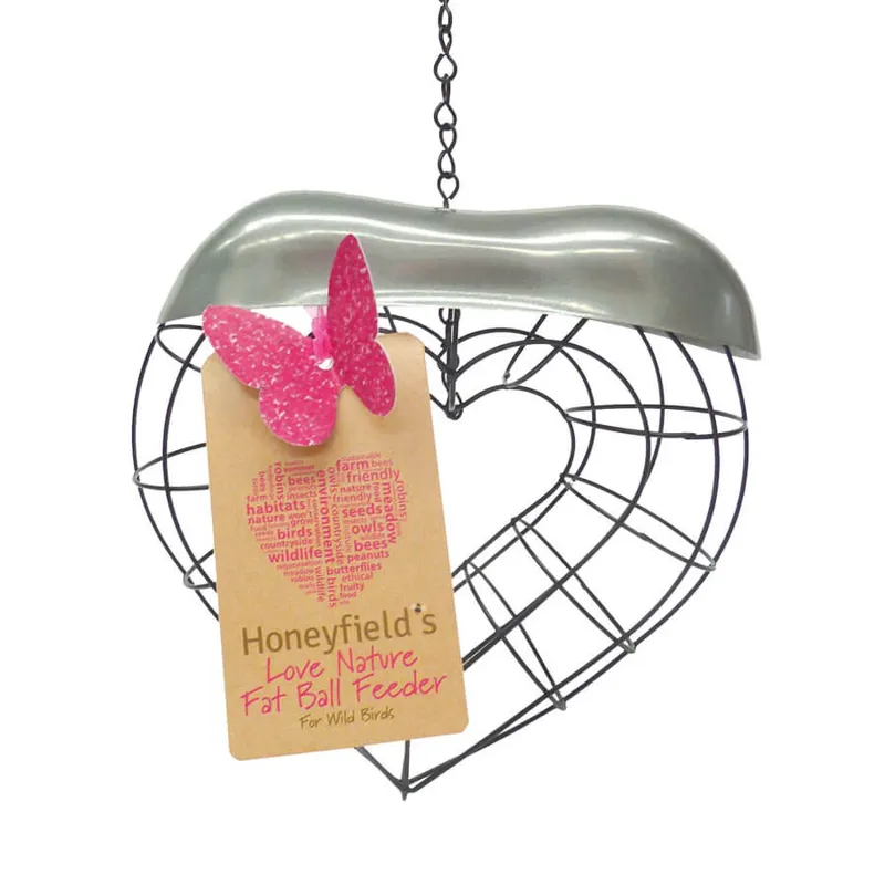 Honeyfields Heart Fat Ball Bird Feeder-1